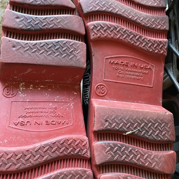 Brahma High Top Rubber Boots Steel Shank size 13. Made in the USA. main image 5